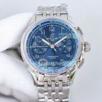Swiss Copy Breitling Premier B01 Chronograph 42 Watch Stainless Steel Blue Dial